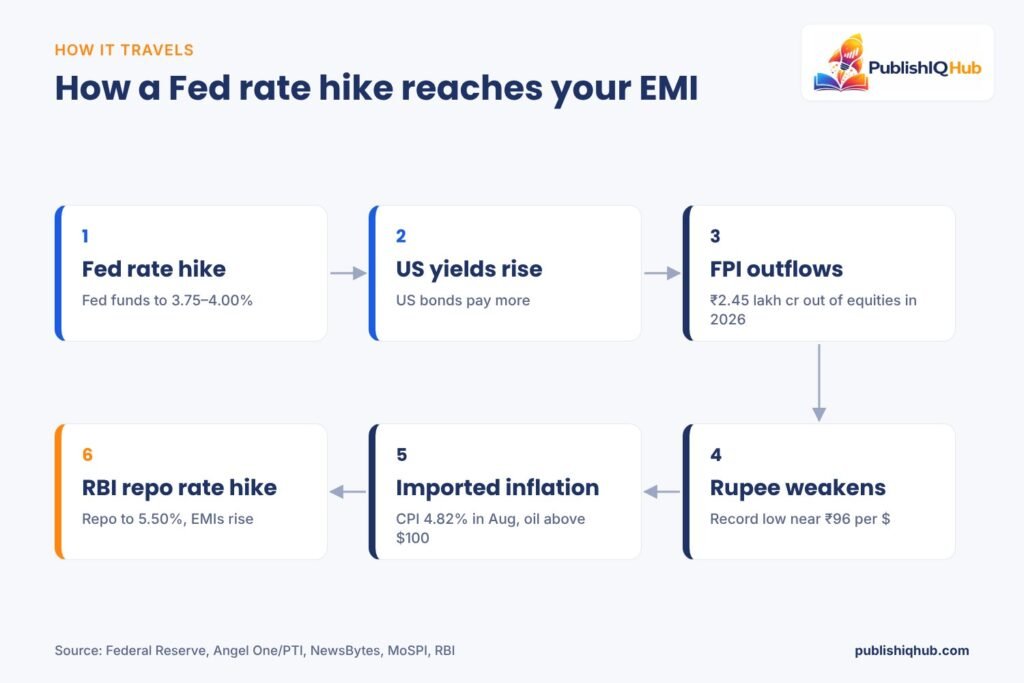 How Fed rate hikes reaches your EMI - Fed rate hike, RBI repo rate hike